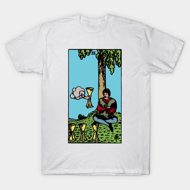 Four of Cups - Rider-Waite T-Shirt by ChrisShotFirst